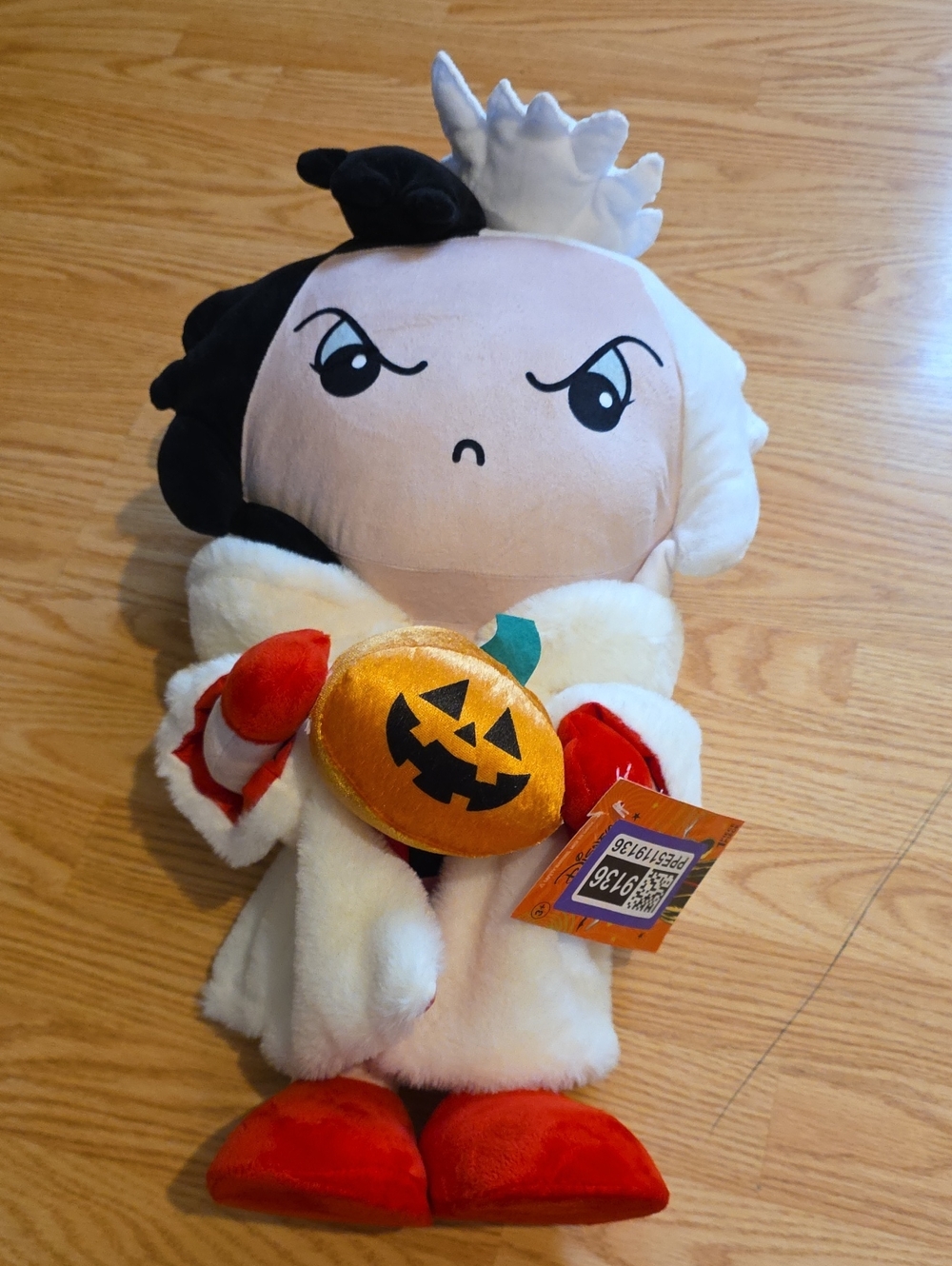 Disney Cruella de Vil Halloween Door Greeter Plush